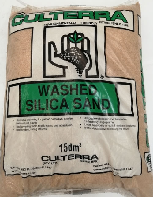 Culterra washed silica sand 15DM