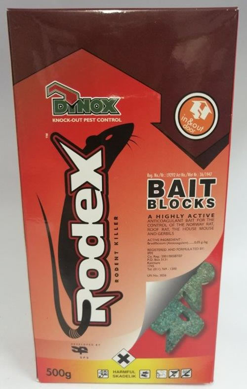 Efekto rodex bait blocks 500g