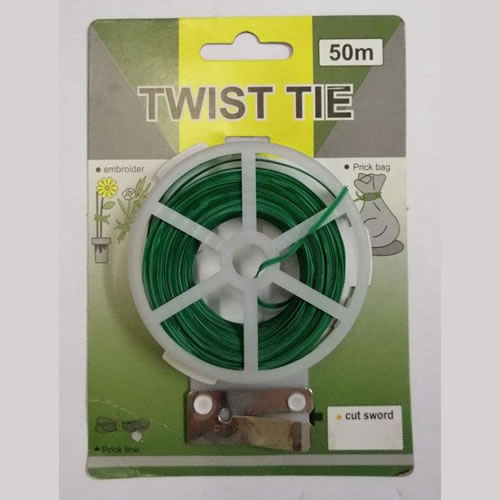 Twisty Ties green