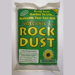 Volcanic rock dust, organic trace elements