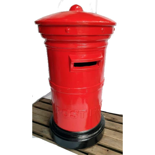 Post Office box red, garden ornament