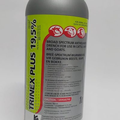 Trinex Plus 19.5%  (Dosing for cattle,sheep and goat )